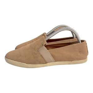 Frye Womens Size 8 M Lisa Slip On Leather Sneakers Tan Casual
Flats